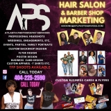 atlanta photography services hair salon and barbershop flyer - 1